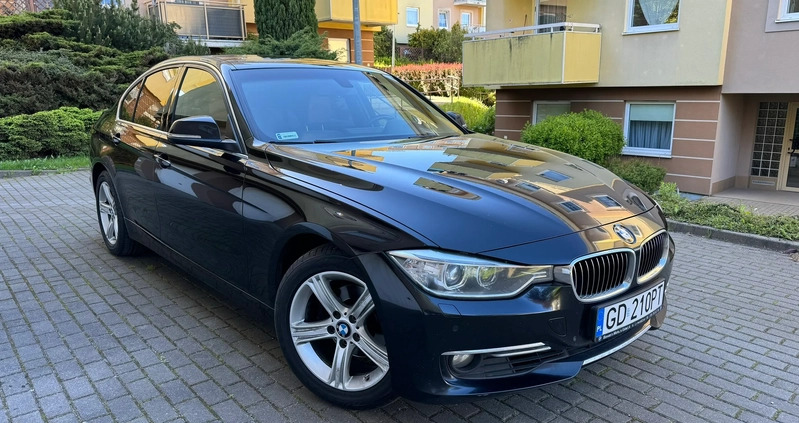 BMW Seria 3 cena 61900 przebieg: 210000, rok produkcji 2013 z Gdańsk małe 154